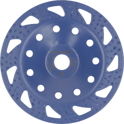 Cabeçote de retificação de carboneto multimaterial Bosch EXPERT, plano e grosso.